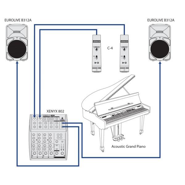 MICROFON STUDIO BEHRINGER C-4 -  MICROFON STUDIO BEHRINGER C-4