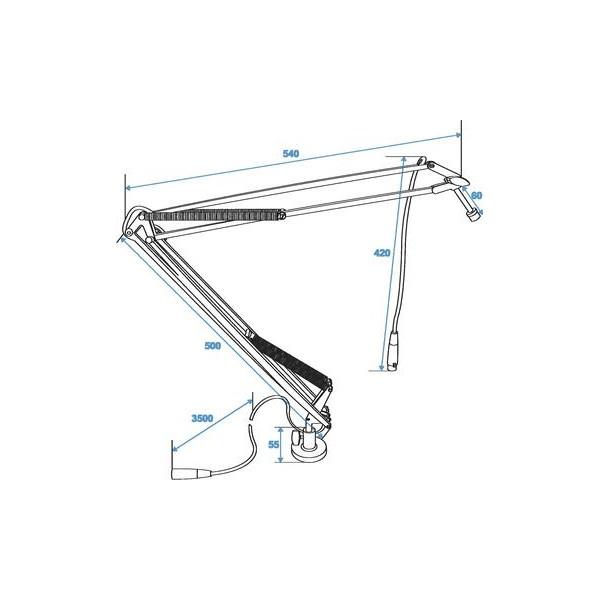 Omnitronic TMA-1 - stativ microfon - Omnitronic TMA-1 - stativ microfon