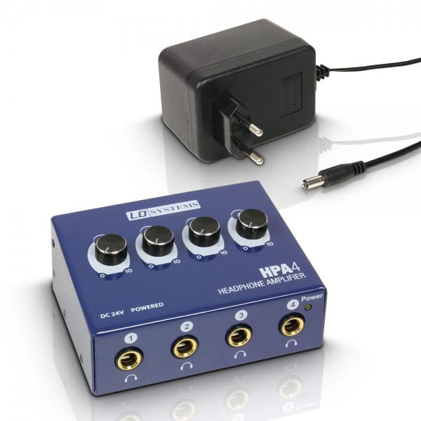 Amplificator Casti LD-Systems LD Systems HPA 4 - 4 Canale - Amplificator Casti LD-Systems LD Systems HPA 4 - 4 Canale