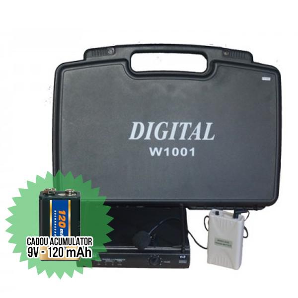 Microfon Wireless Digital w1001-lavaliera - Microfon Wireless Digital w1001-lavaliera