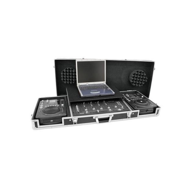 Case Roadinger DS-1 pentru 2 CDJ + Mixer + Laptop - Case Roadinger DS-1 pentru 2 CDJ + Mixer + Laptop