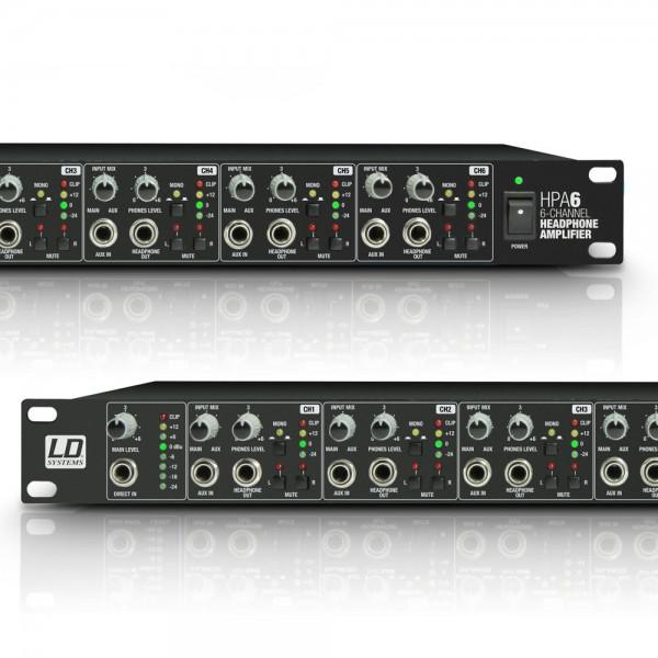 HPA 6 LD Systems   Amplificator distribuitor  casti -  HPA 6 LD Systems   Amplificator distribuitor  casti