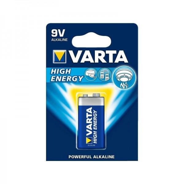 VARTA HIGH ENERGY 9V 6F22 - blister 1 buc