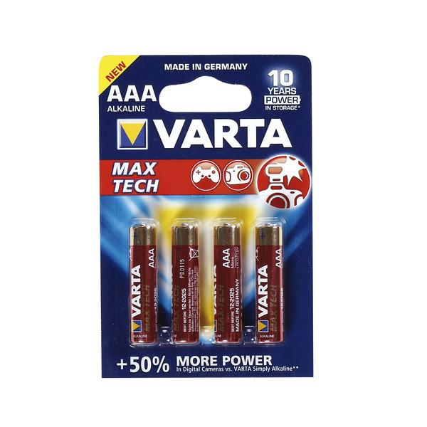 Varta MAX TECH AAA LR3 blister de 4 buc