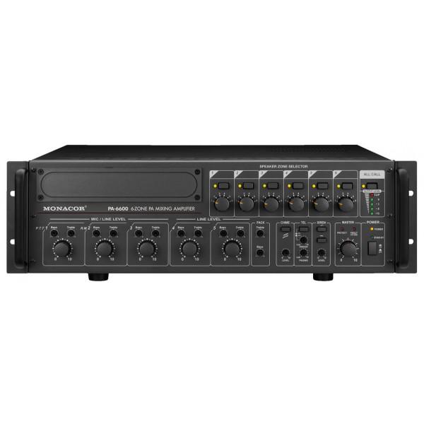 PA-6600 Amplificator Monacor 100V/600W