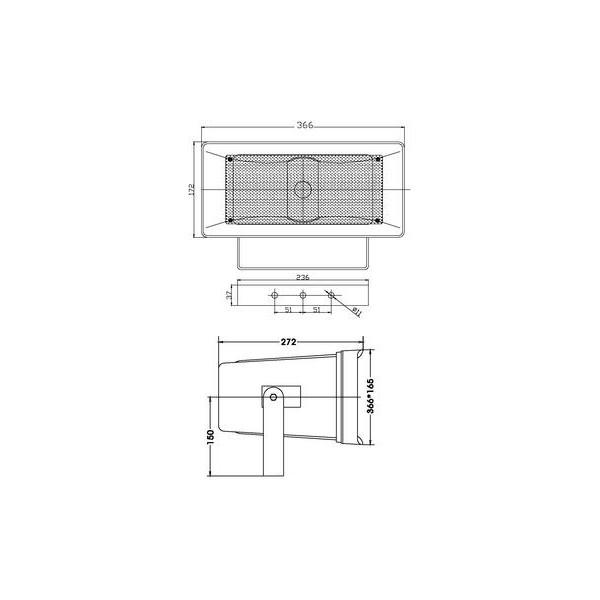 Goarna Omnitronic HS-50 PA - Goarna Omnitronic HS-50 PA