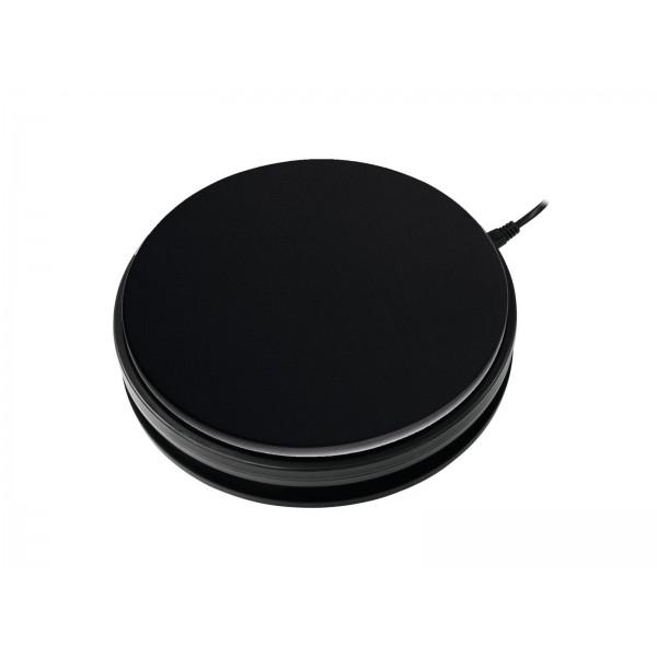 EUROPALMS platou rotativ 25cm - 25kg NEGRU - EUROPALMS platou rotativ 25cm - 25kg NEGRU