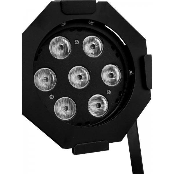 Eurolite LED ML-30 QCL 7x8W Negru -  Eurolite LED ML-30 QCL 7x8W Negru