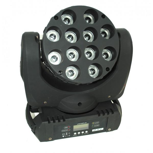 Led Beam MovingHead 12x10W - 28canale - Led Beam MovingHead 12x10W - 28canale