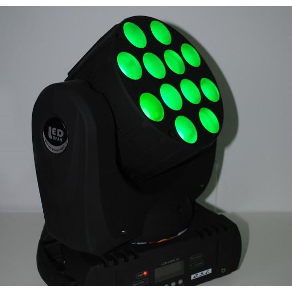Led Beam MovingHead 12x10W - 28canale - Led Beam MovingHead 12x10W - 28canale
