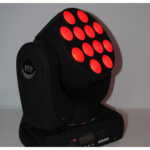 Led Beam MovingHead 12x10W - 28canale - Led Beam MovingHead 12x10W - 28canale