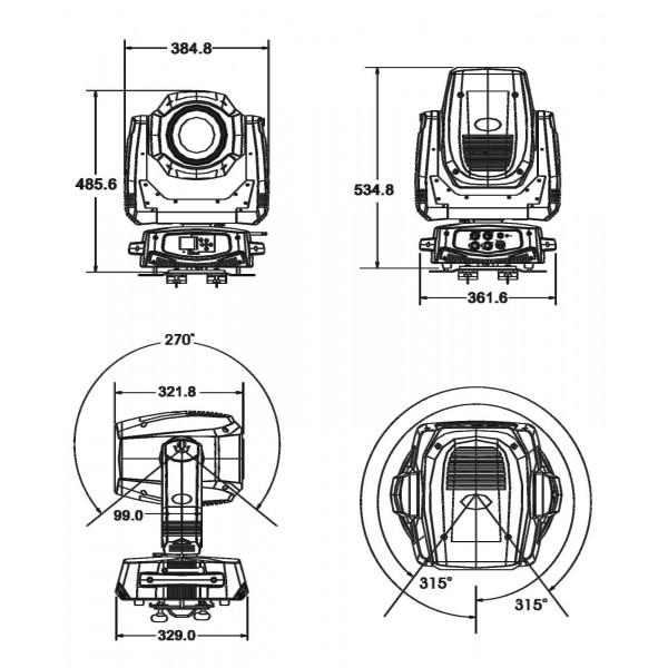 FUTURELIGHT PLB-15R Moving-Head - FUTURELIGHT PLB-15R Moving-Head