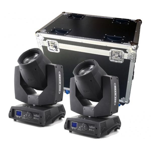 MovingHead Flash FL-200 + Case transport - MovingHead Flash FL-200 + Case transport